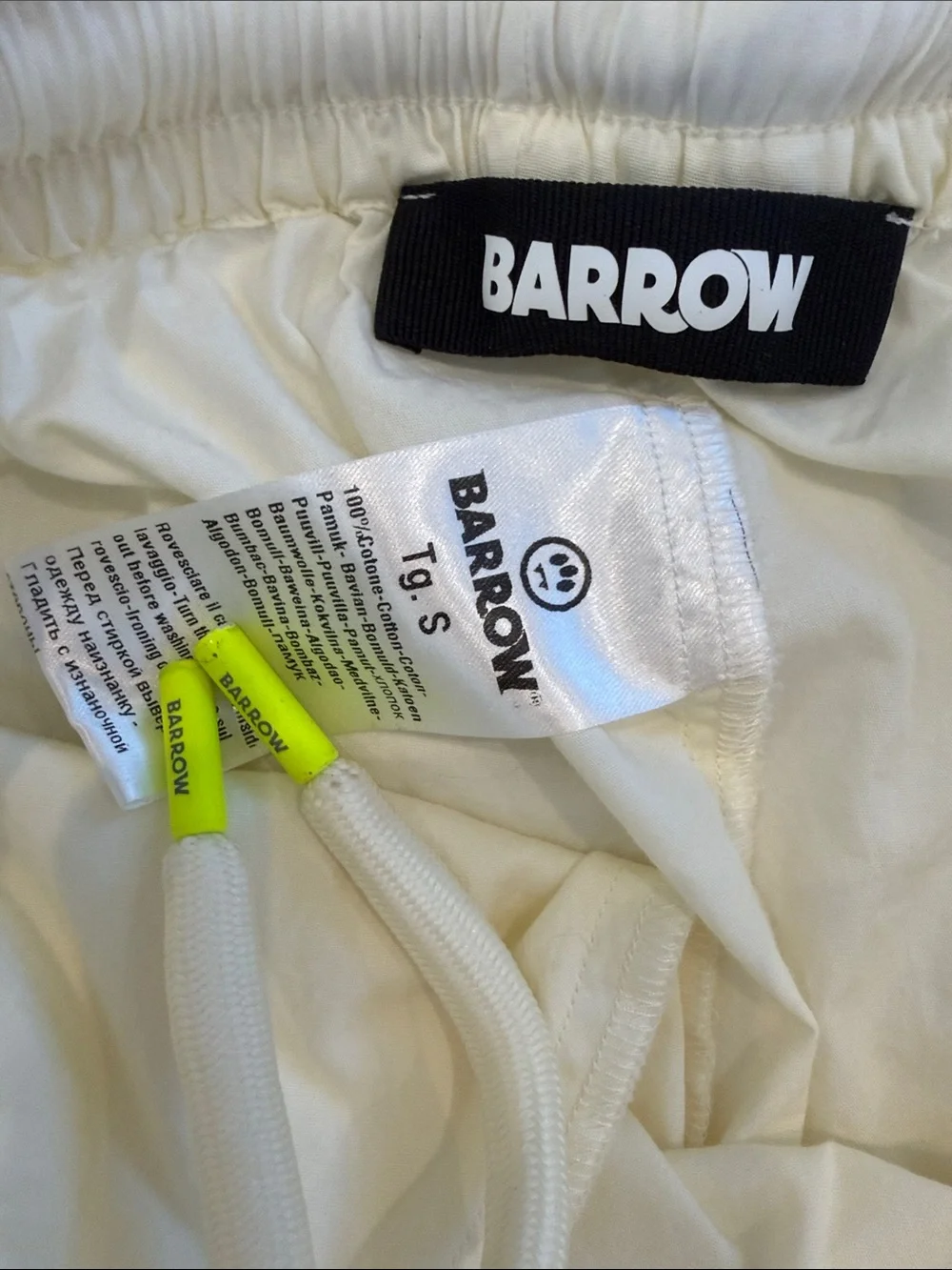 BARROW Poplin Shorts Eggshell
